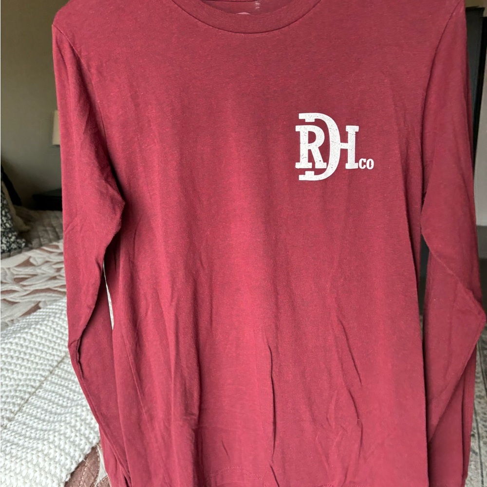 Men's Red Long Sleeve Shirt